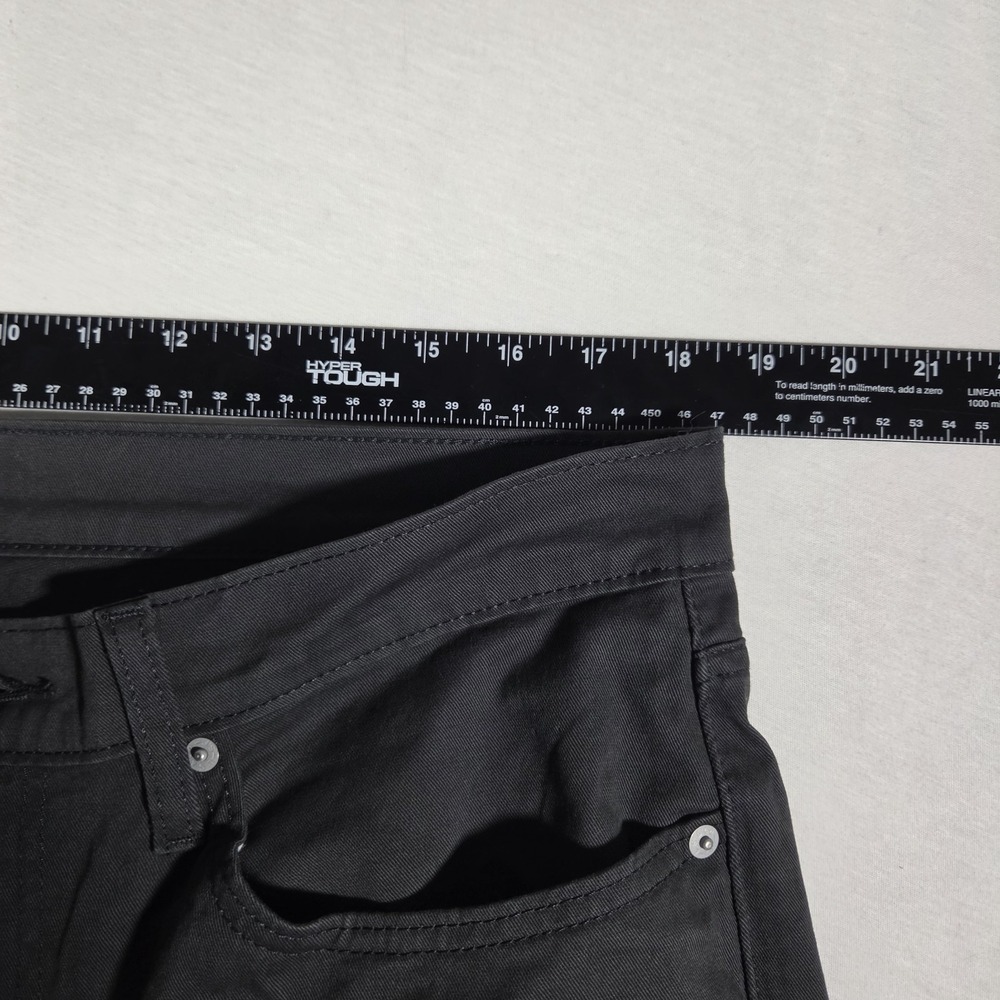 Levis 514 Jeans Mens Size 36x29 Charcoal Straight Leg Low Rise - Picture 5 of 8